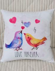 Подушка с фотопечатью Love for ever 40*40см